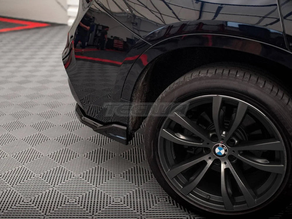 Maxton Design Central Rear Splitter Vertical Bars BMW X6 M Sport F16