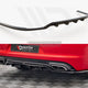 Maxton Design Central Rear Splitter Vertical Bars Dodge Charger RT MK7 Facelift 2014-