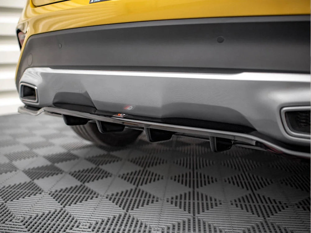 Maxton Design Central Rear Splitter Vertical Bars KIA Xceed MK1 2019-