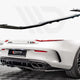 Maxton Design Central Rear Splitter Vertical Bars Mercedes-amg C 63AMG Coupe C205 Facelift 18-21