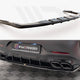 Maxton Design Central Rear Splitter Vertical Bars Mercedes AMG GT 63S 4-door Coupe Aero