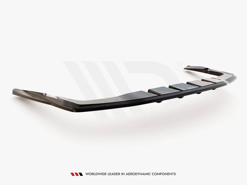 Maxton Design Central Rear Splitter Vertical Bars Mercedes AMG GT 63S 4-door Coupe Aero