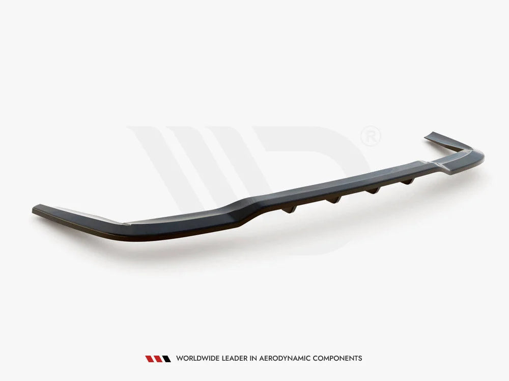 Maxton Design Central Rear Splitter Vertical Bars Mercedes B W246 Facelift