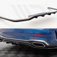 Maxton Design Central Rear Splitter Vertical Bars Mercedes C AMG-Line W206