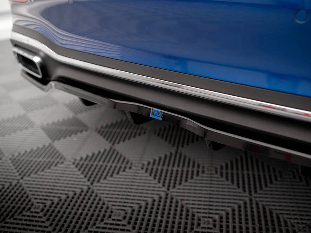 Maxton Design Central Rear Splitter Vertical Bars Mercedes C AMG-Line W206