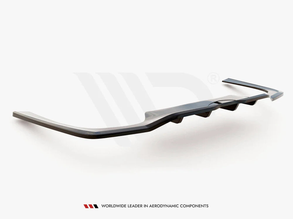 Maxton Design Central Rear Splitter Vertical Bars Mercedes C AMG-Line W206