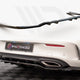 Maxton Design Central Rear Splitter Vertical Bars Mercedes C Coupe AMG-Line C205 Facelift