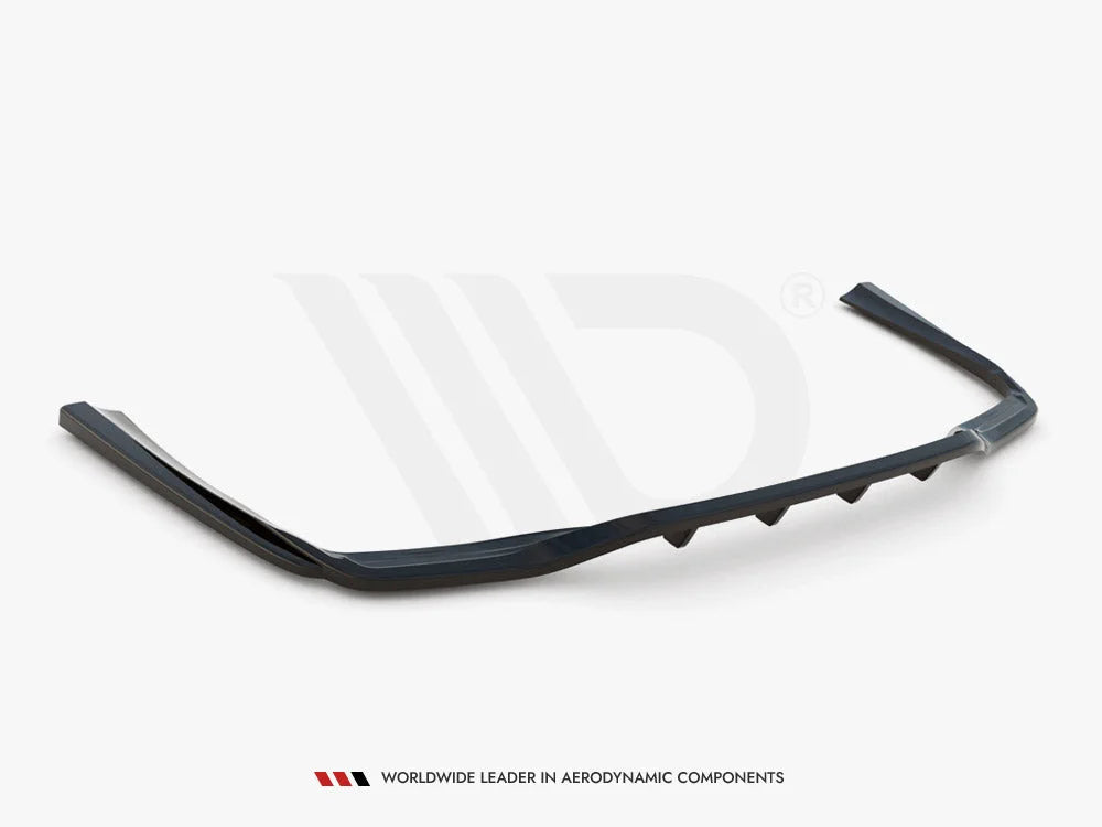 Maxton Design Central Rear Splitter Vertical Bars Mercedes C W205 Estate 01-18