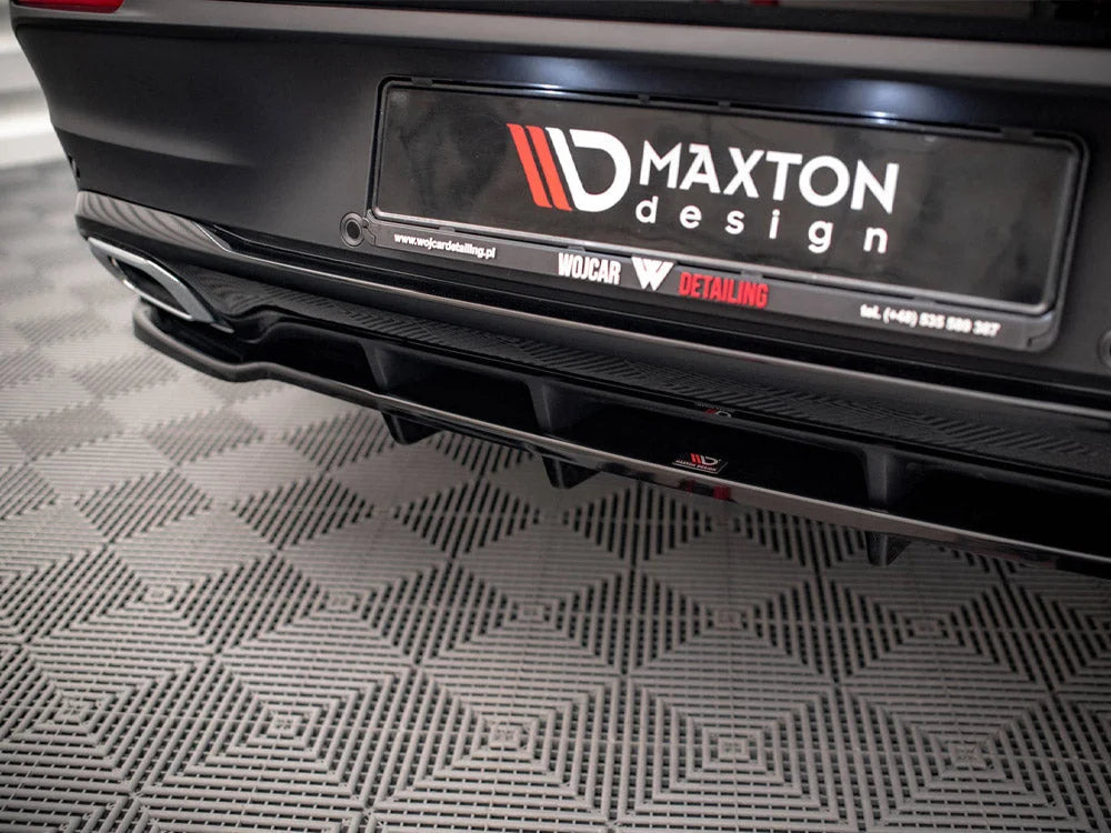 Maxton Design Central Rear Splitter Vertical Bars Mercedes GLE Coupe AMG Line C167