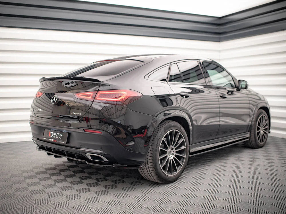 Maxton Design Central Rear Splitter Vertical Bars Mercedes GLE Coupe AMG Line C167