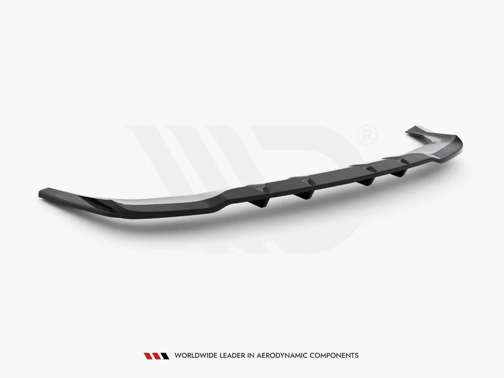 Maxton Design Central Rear Splitter Vertical Bars Mercedes GLE Coupe AMG Line C167