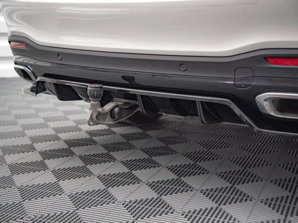 Maxton Design Central Rear Splitter Vertical Bars Mercedes GLS Amg-line X167 2019-