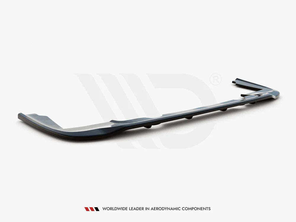 Maxton Design Central Rear Splitter Vertical Bars Peugeot Partner MK3 2018-