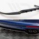 Maxton Design Central Rear Splitter Vertical Bars Porsche Panamera E-Hybrid 971 Facelift