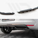 Maxton Design Central Rear Splitter Vertical Bars Renault CLIO MK5 2019-