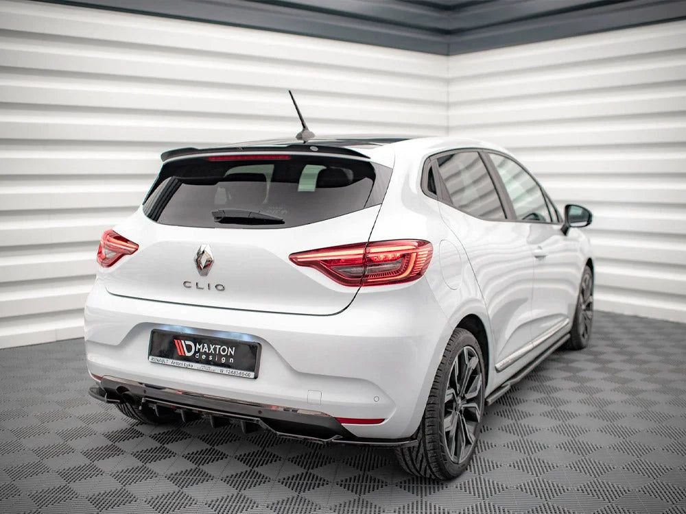 Maxton Design Central Rear Splitter Vertical Bars Renault CLIO MK5 2019-