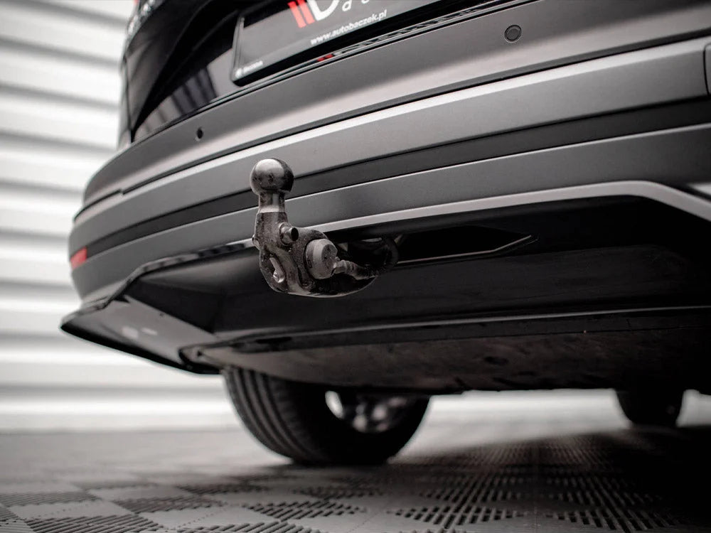 Maxton Design Central Rear Splitter Vertical Bars Skoda Enyaq IV 2020-