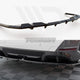 Maxton Design Central Rear Splitter Vertical Bars V.1 BMW i4 M-Pack G26