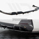 Maxton Design Central Rear Splitter Vertical Bars V.2 BMW i4 M-Pack G26