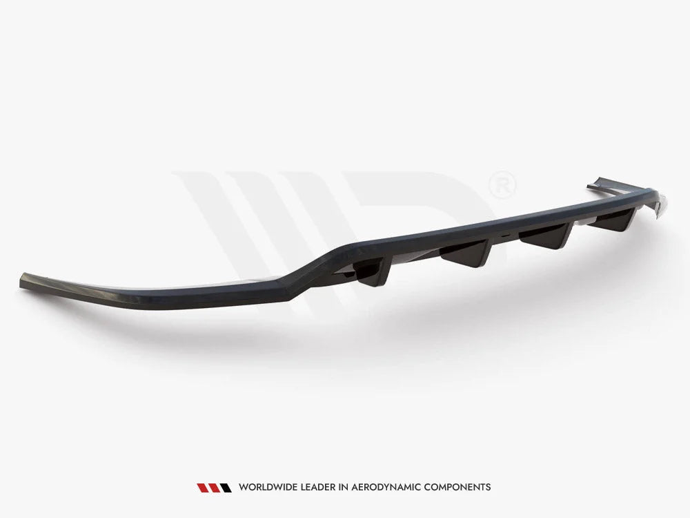 Maxton Design Central Rear Splitter Vertical Bars Volkswagen Taigo R-Line Mk1