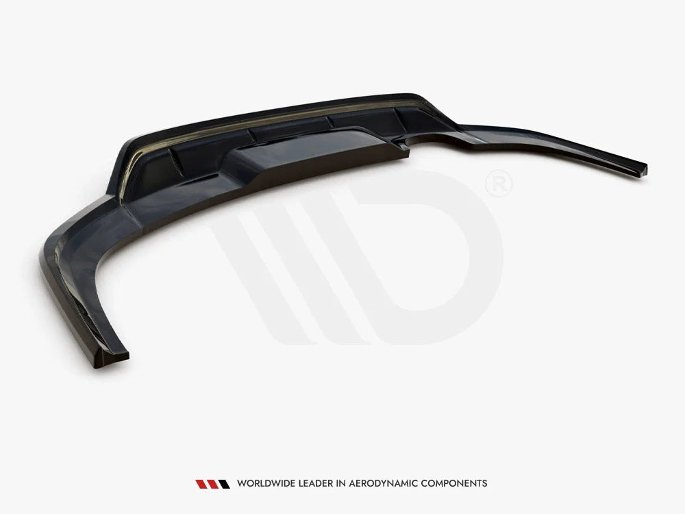 Maxton Design Central Rear Splitter Vertical Bars Volkswagen Taigo R-Line Mk1