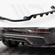 Maxton Design Central Rear Splitter Vertical Bars Volvo XC60 R-Design Mk2 Facelift
