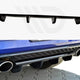 Maxton Design Central Rear Splitter Volkswagen Golf VII R Facelift 2017-