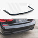 Maxton Design Central Rear Splitter W Vertical Bars BMW 7-Series M-pack G11 15-18