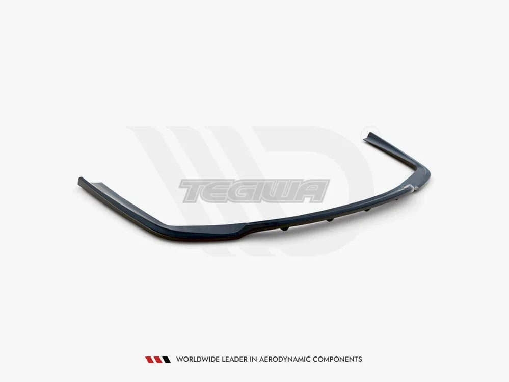 Maxton Design Central Rear Splitter W Vertical Bars BMW 7-Series M-pack G11 15-18