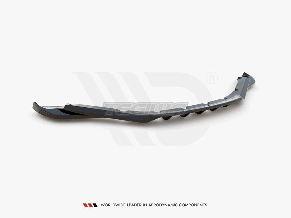 Maxton Design Central Rear Splitter W Vertical Bars BMW I8 14-20