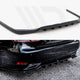 Maxton Design Central Rear Splitter W Vertical Bars Lexus LS MK4 Facelift 12-17