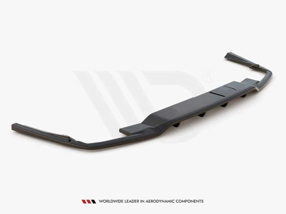 Maxton Design Central Rear Splitter W Vertical Bars Volvo S60 V60 R-design MK3 2018-