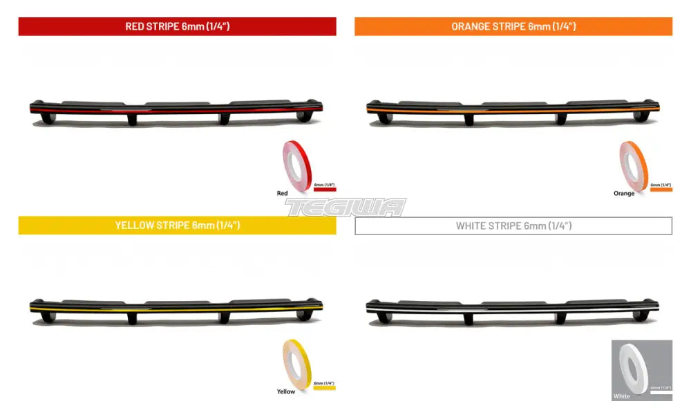 Maxton Design Central Rear Splitter W Vertical Bars Volvo S60 V60 R-design MK3 2018-