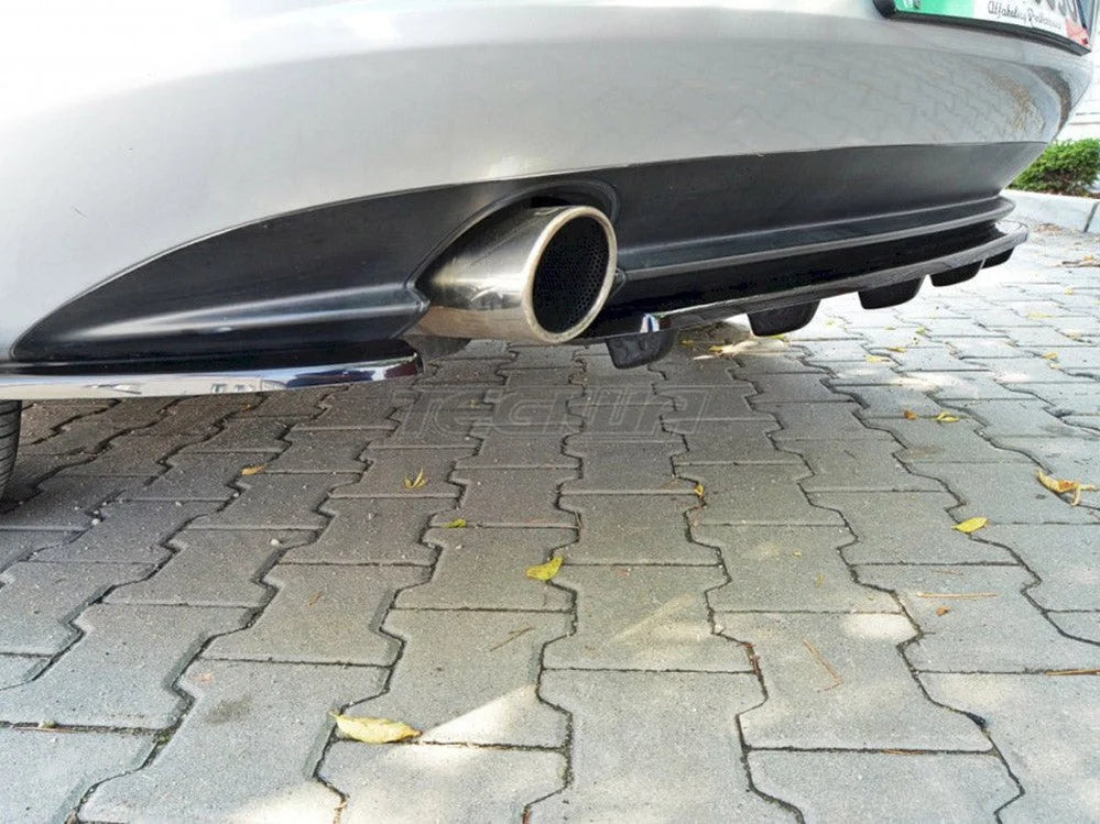 Maxton Design Central Rear Splitter With Vertical Bars Alfa Romeo 159 Single Exit Exhaust