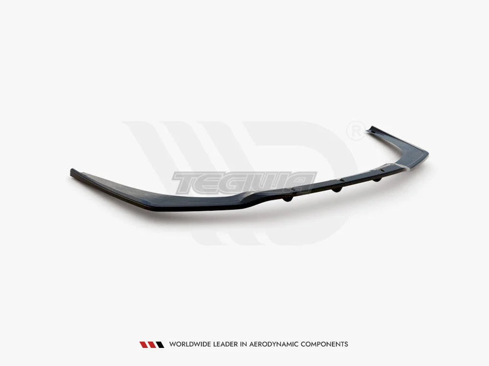 Maxton Design Central Rear Splitter With Vertical Bars BMW 8-Series Coupe M-pack G15 2018-