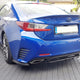 Maxton Design Central Rear Splitter With Vertical Bars Lexus RC 2014-UP