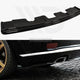 Maxton Design Central Rear Splitter Without Vertical BAR JEEP Grand Cherokee WK2 Summit Facelift 2014-