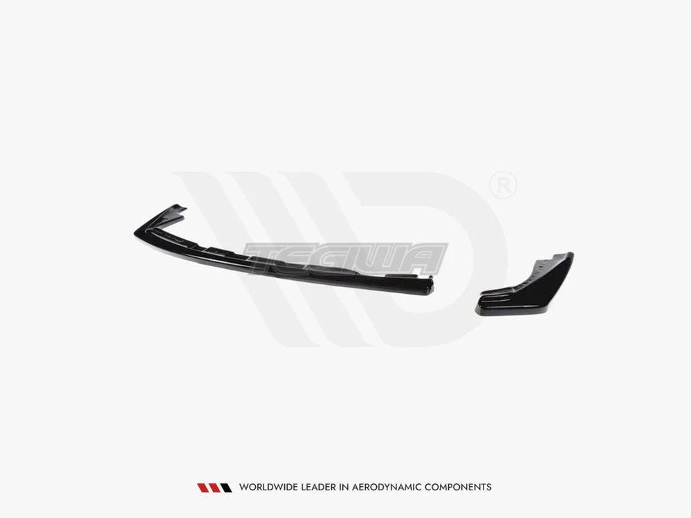 Maxton Design Central Rear Splitter Without Vertical Bars BMW 1-Series E81 E87 M-sport Facelift 09-11