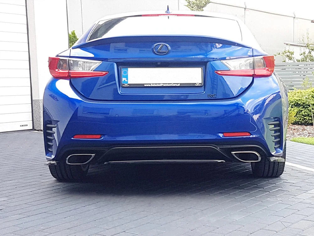Maxton Design Central Rear Splitter Without Vertical Bars Lexus RC 2014-UP