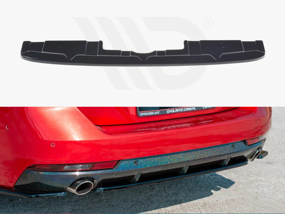 Maxton Design Central Rear Splitter without Vertical Bars Peugeot 508 SW MK2