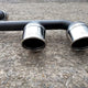 Maxton Design Exhaust TIPS Volkswagen Polo MK5 6R Fits With Double Middle Exhaust Rear Valance