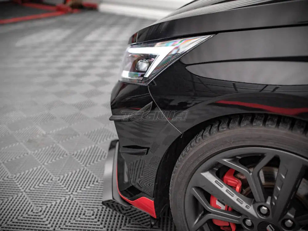 Maxton Design Front Bumper Wings Canards Hyundai I20 N MK3 2020-