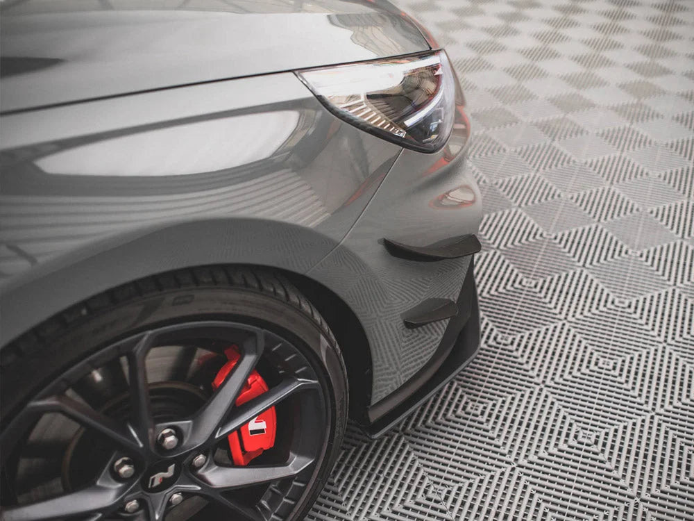Maxton Design Front Bumper Wings Canards Hyundai I30 N Hatchback fastback MK3 Facelift 2020-