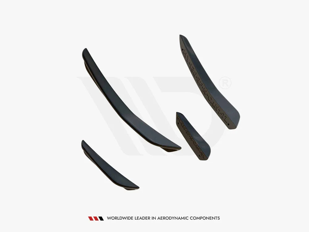 Maxton Design Front Bumper Wings Canards Hyundai I30 N Hatchback fastback MK3 Facelift 2020-