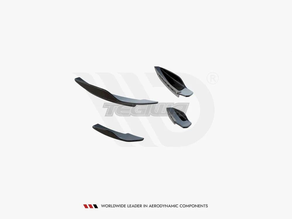 Maxton Design Front Bumper Wings Canards V.2 Ford Fiesta MK8 ST ST-Line