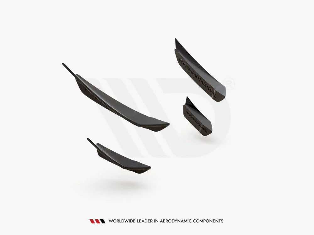 Maxton Design Front Bumper Wings Canards Volkswagen Polo MK6 GTI 17-21