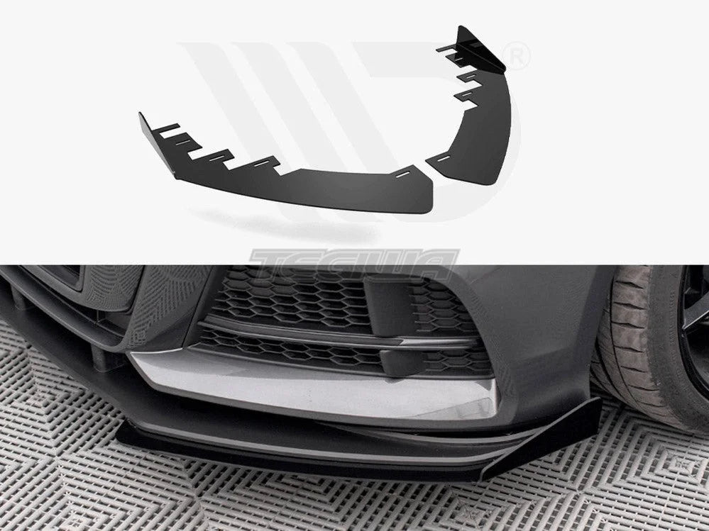 Maxton Design Front Flaps Audi S3 A3 S-Line Sportback 8V Facelift