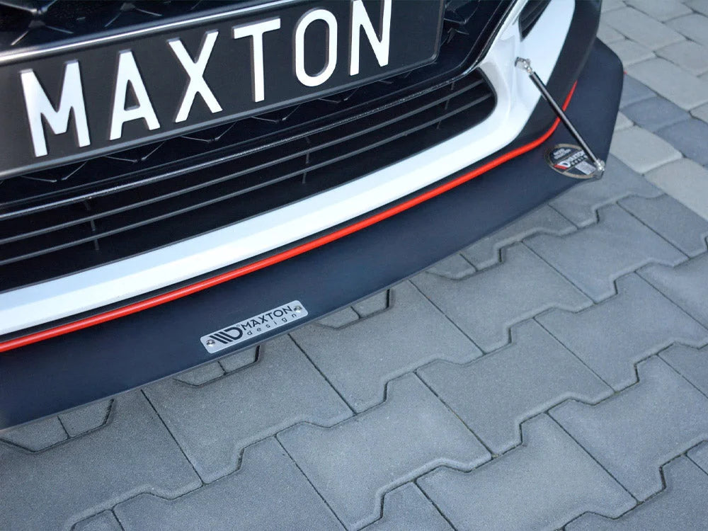 Maxton Design Front Racing Splitter Hyundai I30 MK3 N 01-20