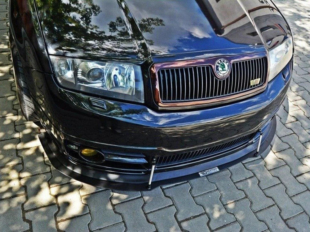 Maxton Design Front Racing Splitter Skoda Fabia I RS + EZ LIP PRO