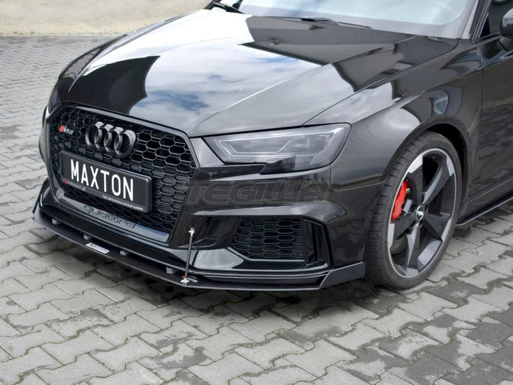 Maxton Design Front Racing Splitter V.2 Audi RS3 8V Facelift Sportback 2017-20